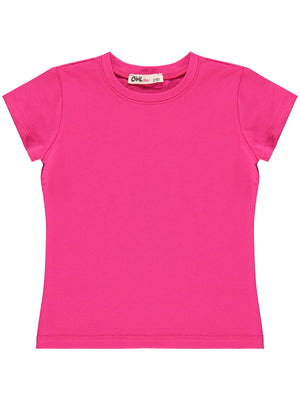 Civil Girls Basic 2-5 Yaş Tişört - Fusya