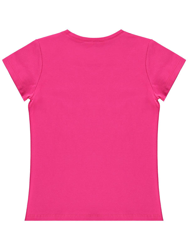 Civil Girls Basic 6-9 Yaş Tişört - Fusya