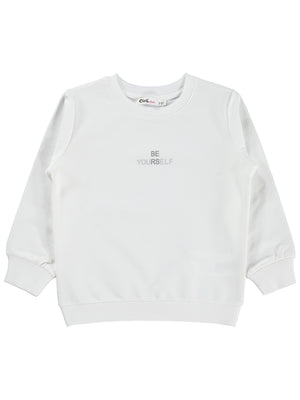 Civil Girls 2-5 Yaş Sweatshirt - Kırık Beyaz