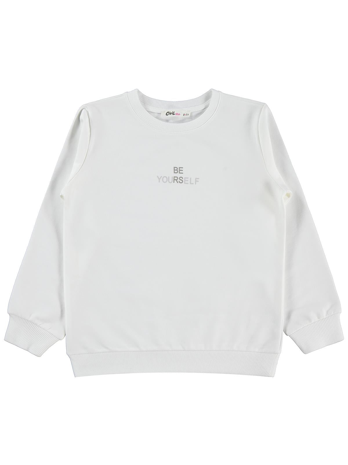 Civil Girls 10-13 Yaş Sweatshirt - Kırık Beyaz