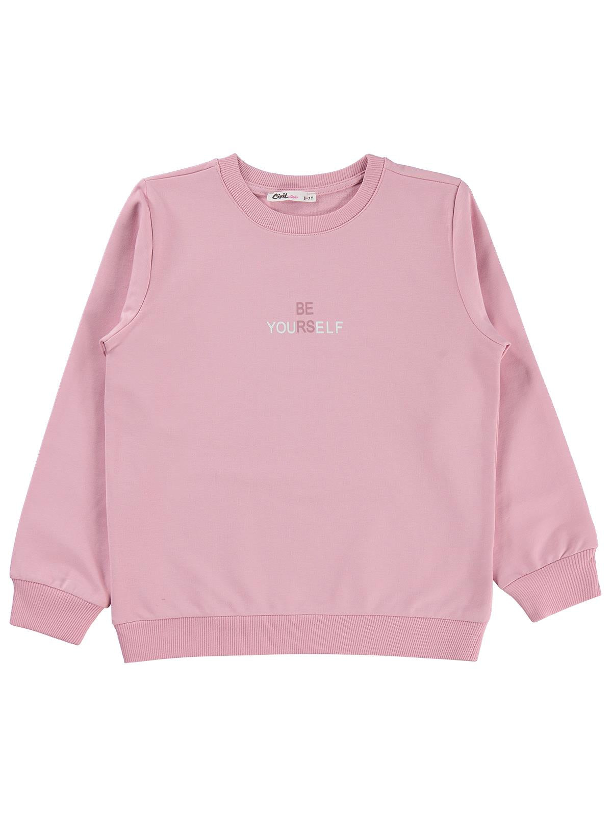 Civil Girls 10-13 Yaş Sweatshirt - Pembe