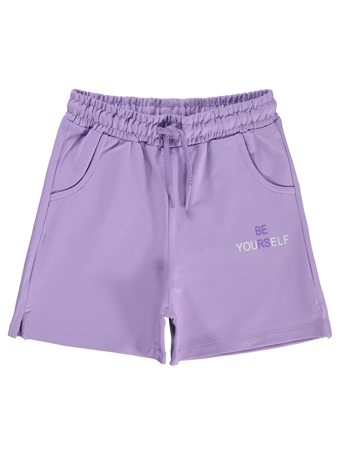 Civil Girls 6-9 Yaş Şort - Lila