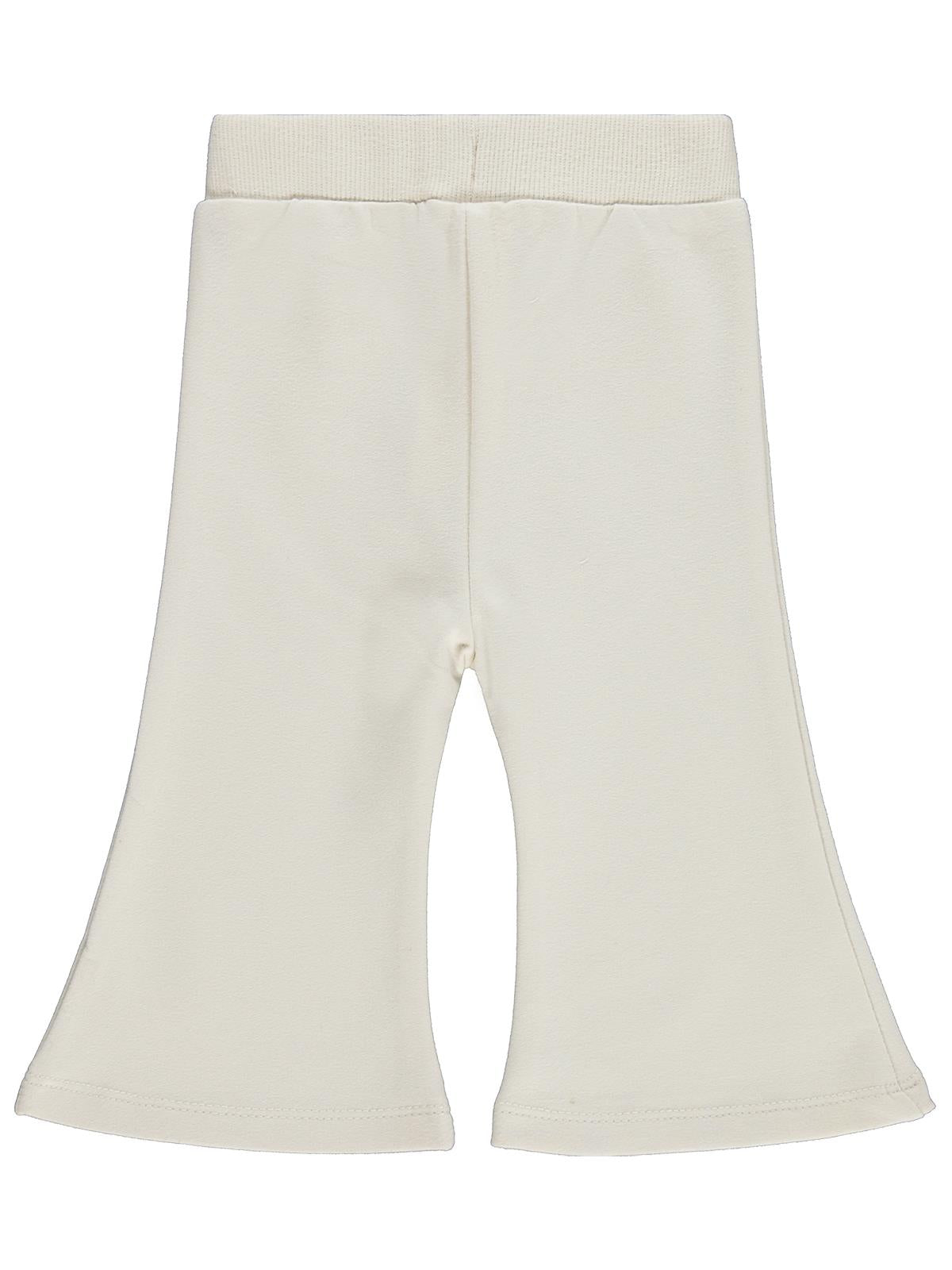 Civil Baby Civil Basic Kalp Etiketli İspanyol Paça 6-18 Ay Eşofman Altı - Bej