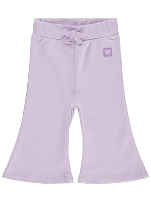 Civil Baby Civil Basic Kalp Etiketli İspanyol Paça 6-18 Ay Eşofman Altı - Lila