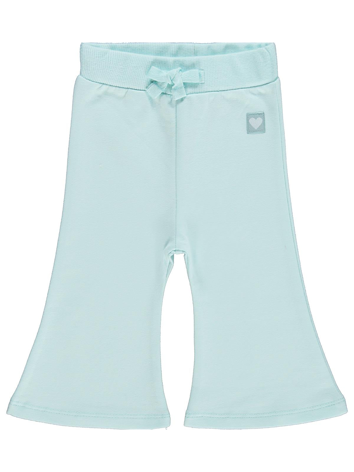 Civil Baby Civil Basic Kalp Etiketli İspanyol Paça 6-18 Ay Eşofman Altı - Yeşil