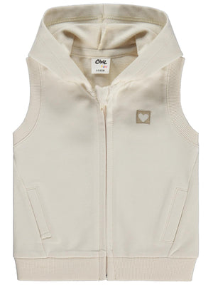 Civil Baby Düz Basic Kalpli 6-18 Ay Yelek - Bej