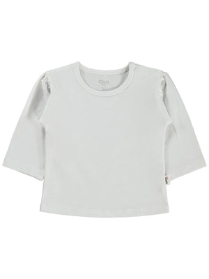 Civil Baby Düz Basic 6-18 Ay Sweatshirt - Ekru