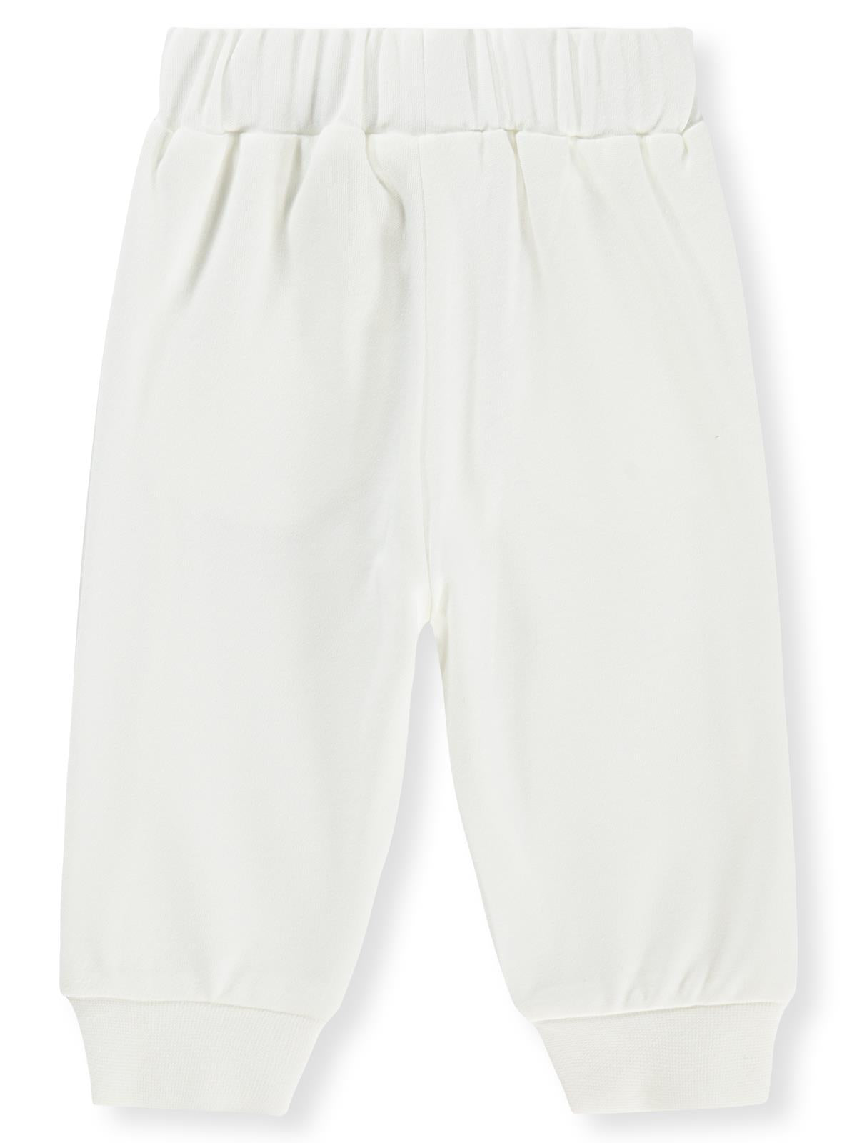 Civil Baby Milk Club Baskılı 3-18 Ay Tek Alt Bebe - Ekru