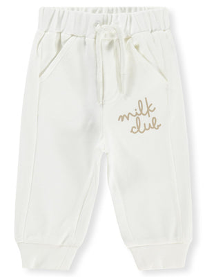 Civil Baby Milk Club Baskılı 3-18 Ay Tek Alt Bebe - Ekru