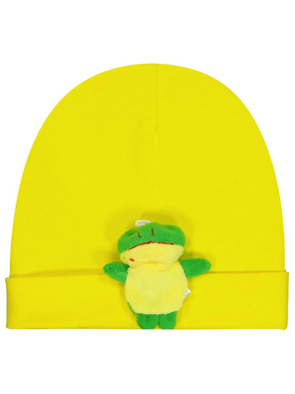 Civil Baby Küçük Oyuncaklı Bebe Şapka Bere ve Setler - Sarı