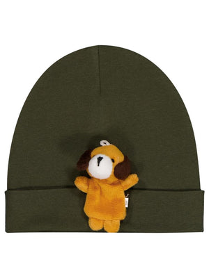 Civil Baby Küçük Oyuncaklı Bebe Şapka Bere ve Setler - Yeşil