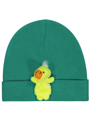 Civil Baby Küçük Oyuncaklı Bebe Şapka Bere ve Setler - Yeşil