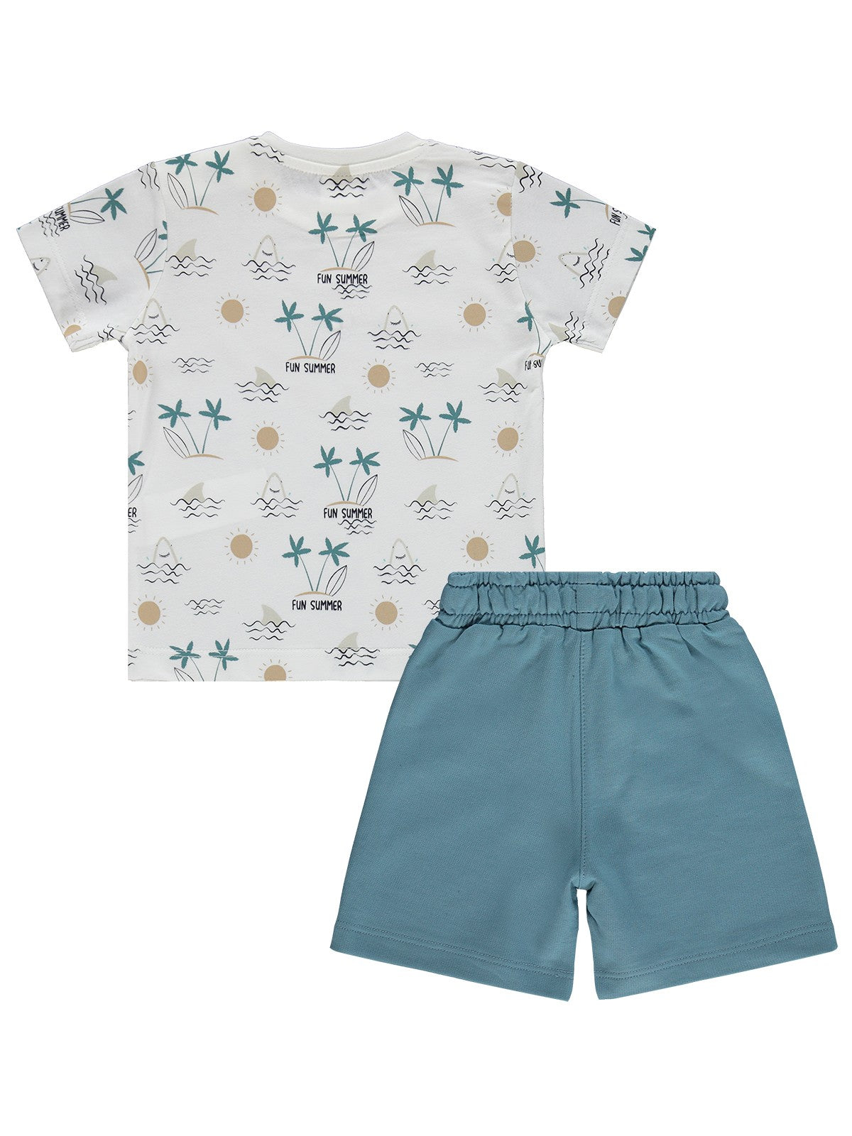 Civil Baby Köpek Balığı Baskılı 3'lü Set 6-18 Ay Takım