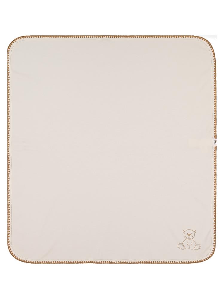 Civil Baby Ayıcık Baskılı Battaniye - Fil Dişi