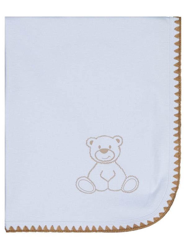 Civil Baby Ayıcık Baskılı Battaniye - Mavi