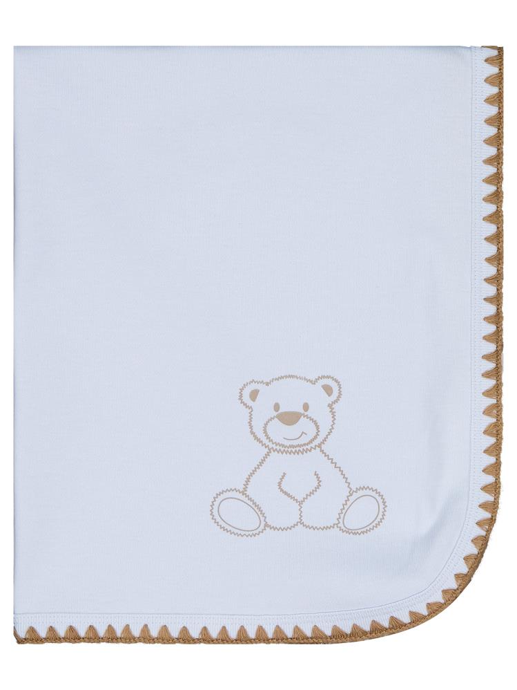 Civil Baby Ayıcık Baskılı Battaniye - Mavi