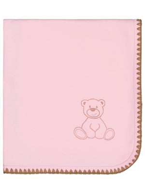 Civil Baby Ayıcık Baskılı Battaniye - Pembe