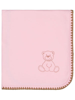 Civil Baby Ayıcık Baskılı Battaniye - Pembe