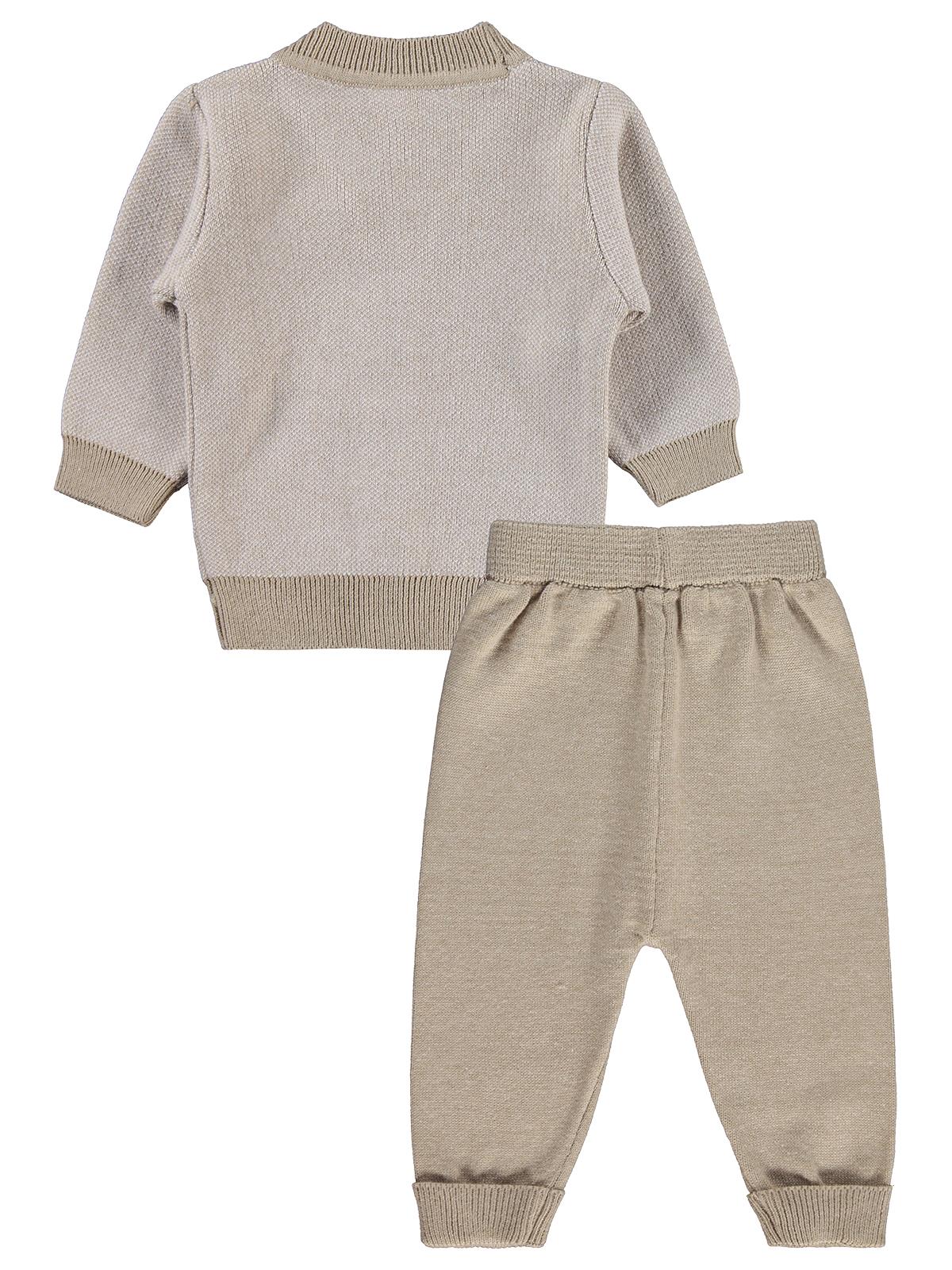 Civil Baby Hırkalı 6-18 Ay Takım - Bej