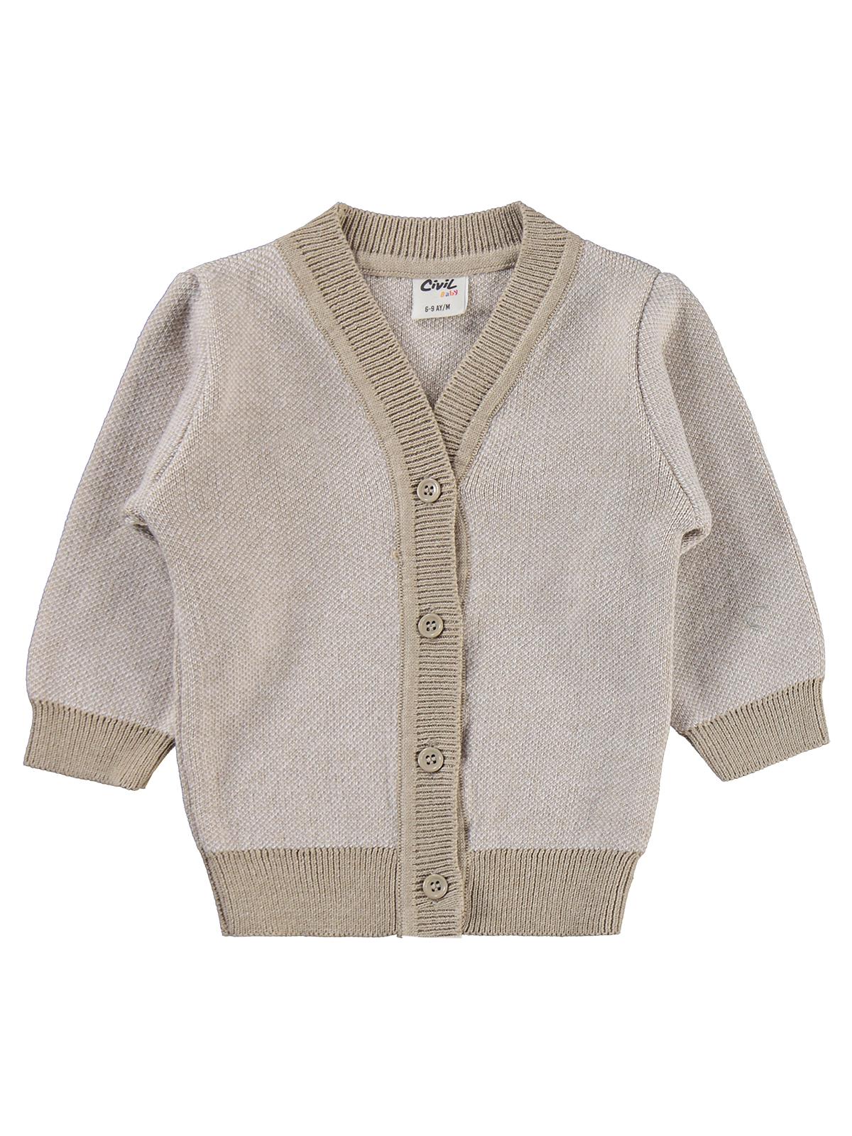 Civil Baby Hırkalı 6-18 Ay Takım - Bej
