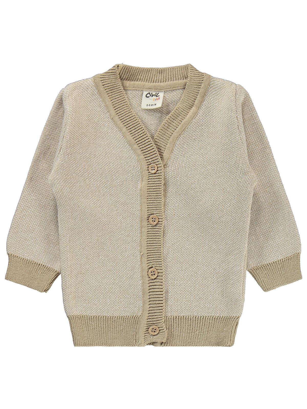 Civil Baby Hırkalı 6-18 Ay Takım - Bej