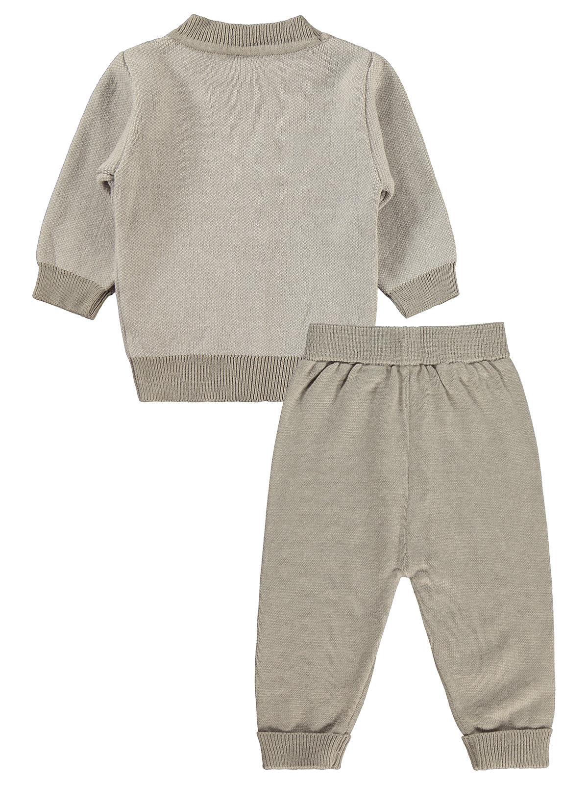 Civil Baby Hırkalı 6-18 Ay Takım - Gri