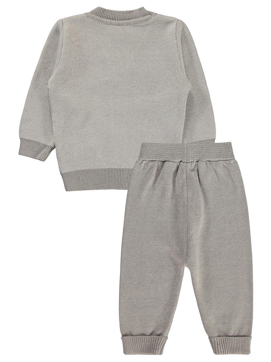 Civil Baby Hırkalı 6-18 Ay Takım - Gri