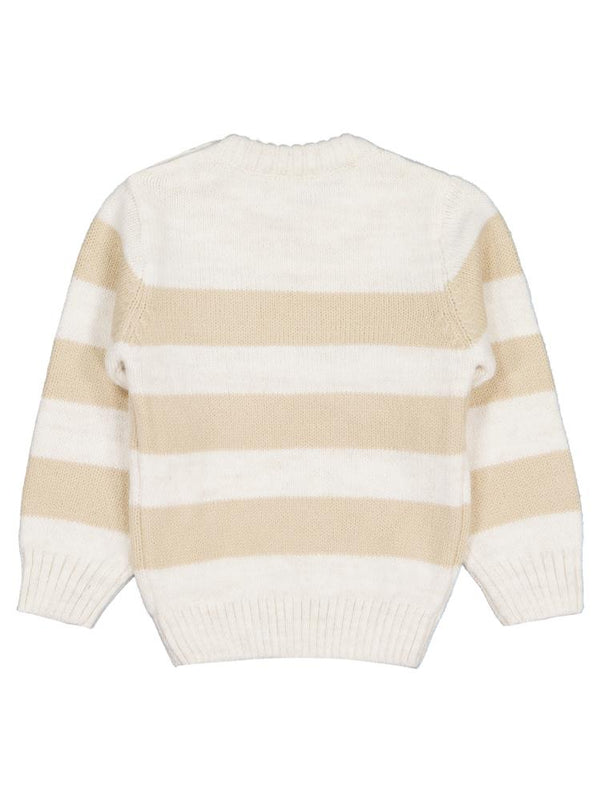 Civil Baby Ayıcık Nakışlı 6-18 Ay Kazak - Ekru