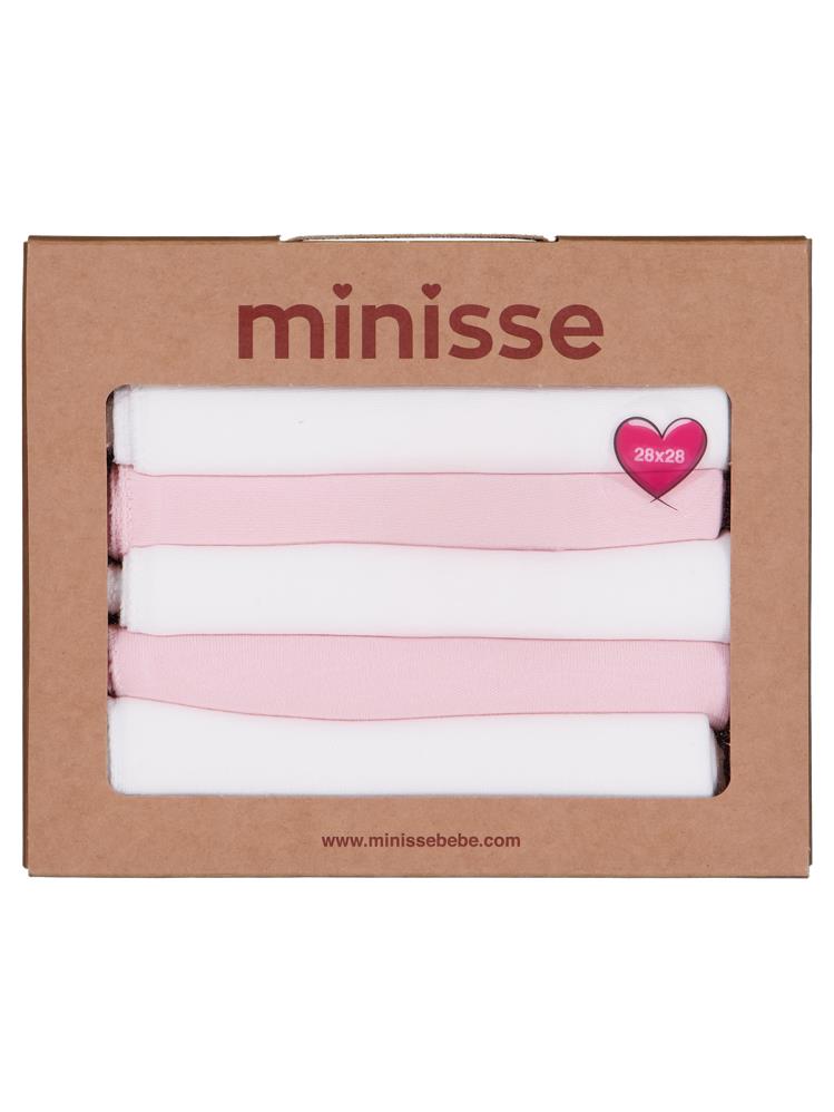 Civil Baby 6lı düz 29x29cm Ağız Bezi ve Mendili - Ekru