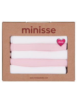 Civil Baby 6lı düz 29x29cm Ağız Bezi ve Mendili - Ekru