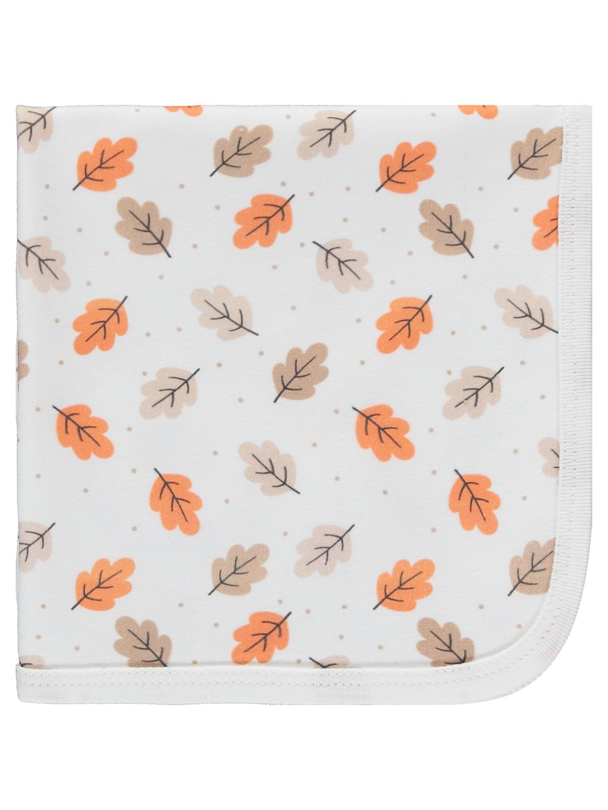 Civil Baby Yaprak Empirme 80x90 Battaniye - Ekru