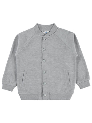 Civil Boys Erkek Çocuk Pike 6-9 Yaş Hırka - Gri