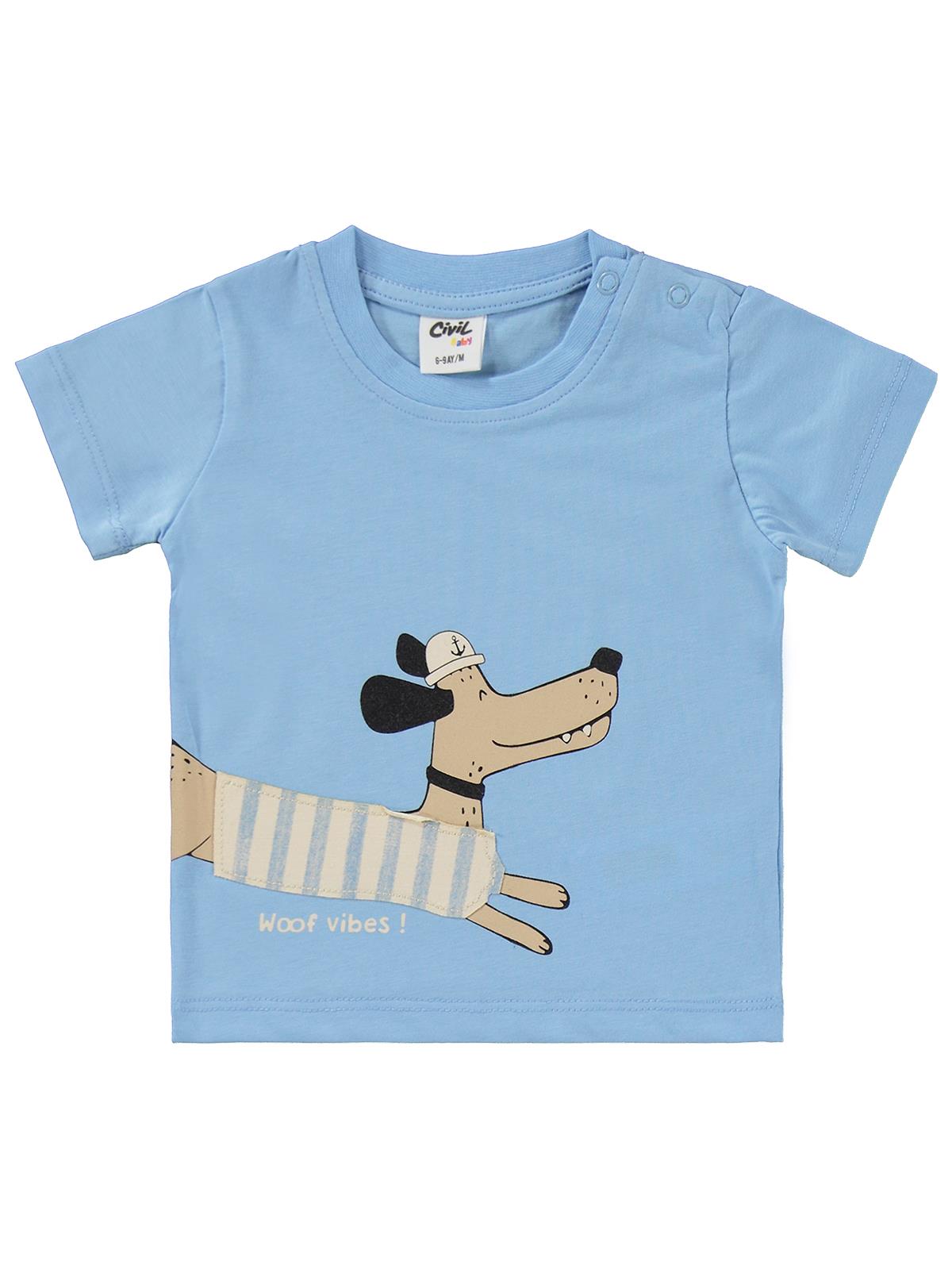 Civil Baby Köpek Baskılı 3'lü Set 6-18 Ay Takım
