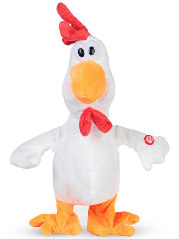 Halley Oyuncak Dans Eden Horoz 40 Cm - Beyaz