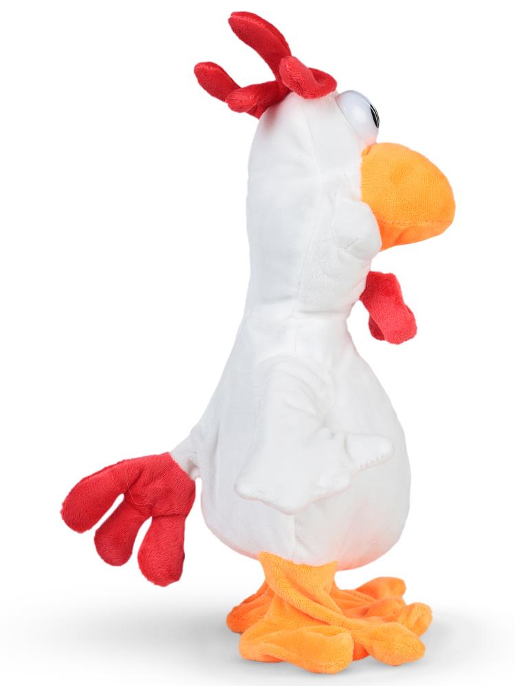 Halley Oyuncak Dans Eden Horoz 40 Cm - Beyaz