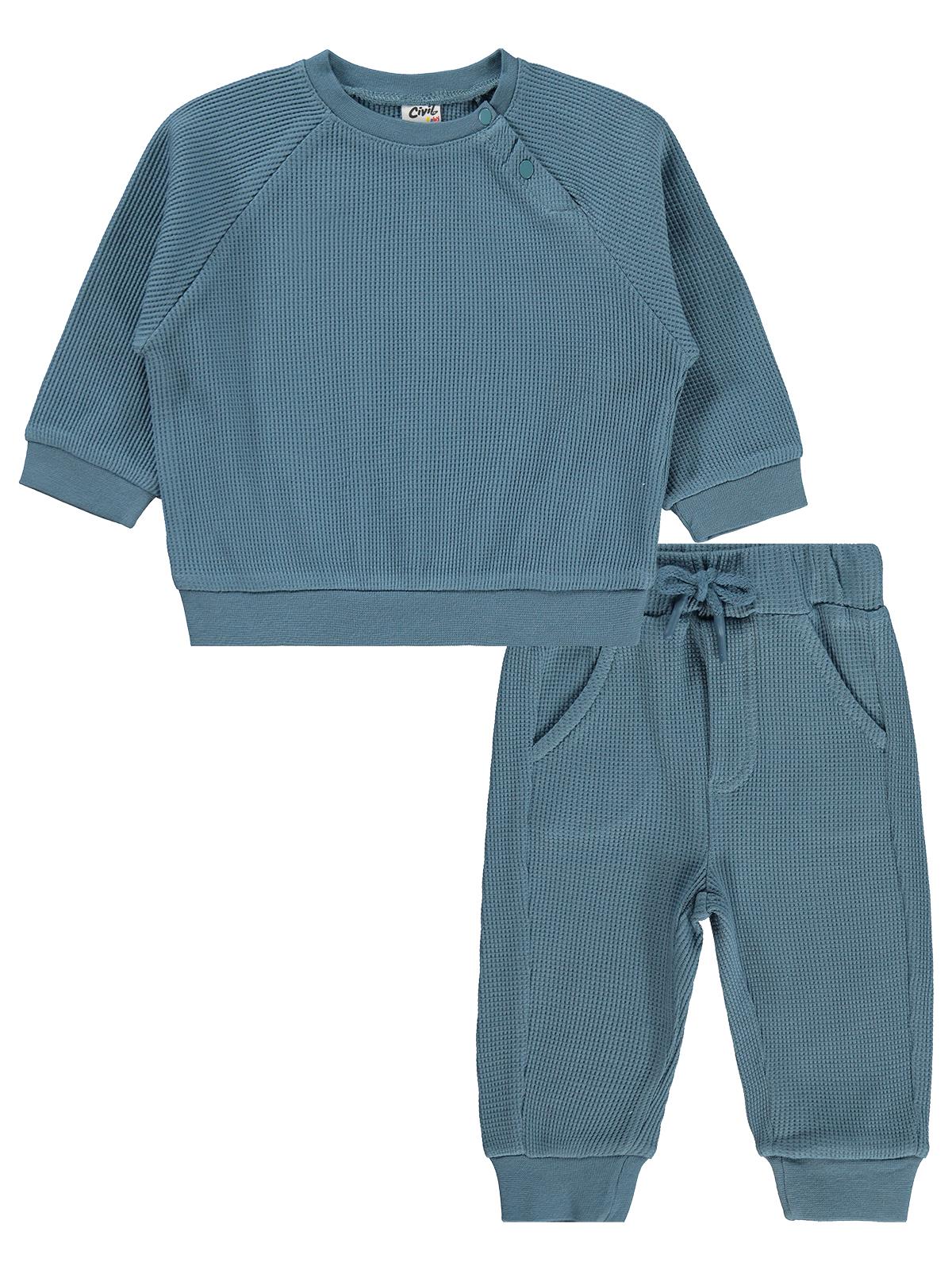 Civil Baby Basic 3-18 Ay Takım - Mavi