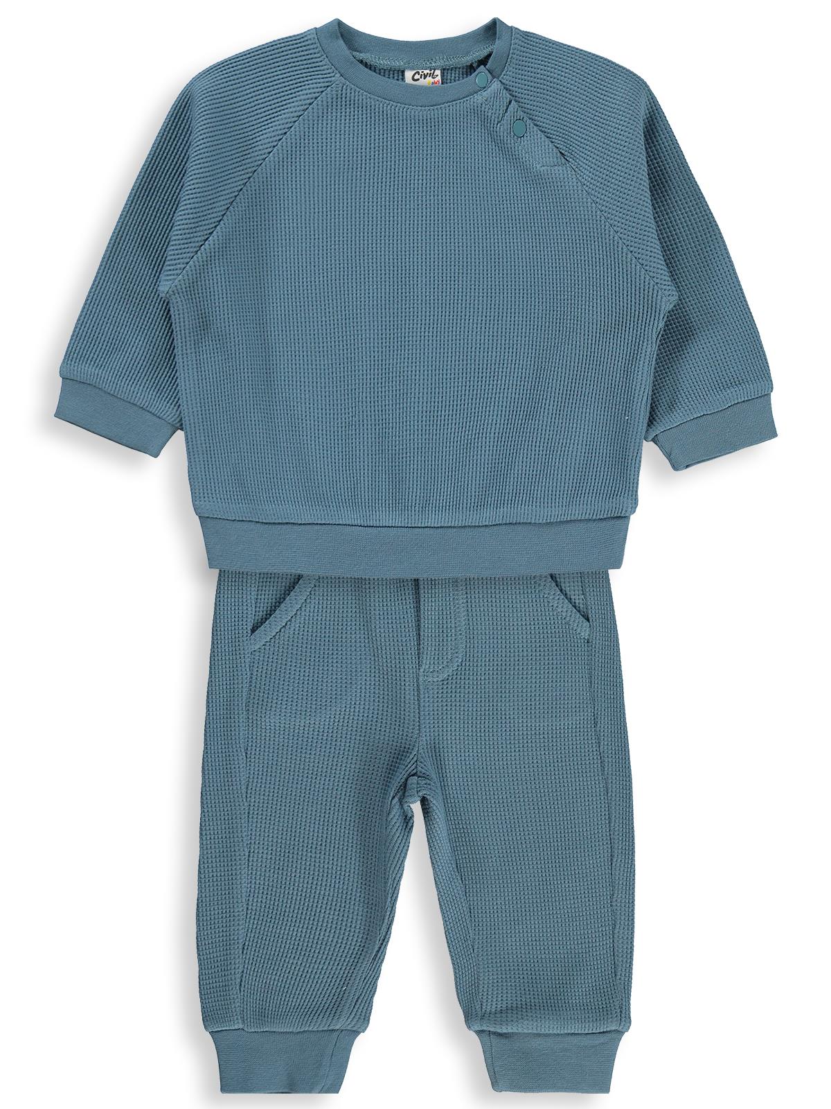 Civil Baby Basic 3-18 Ay Takım - Mavi