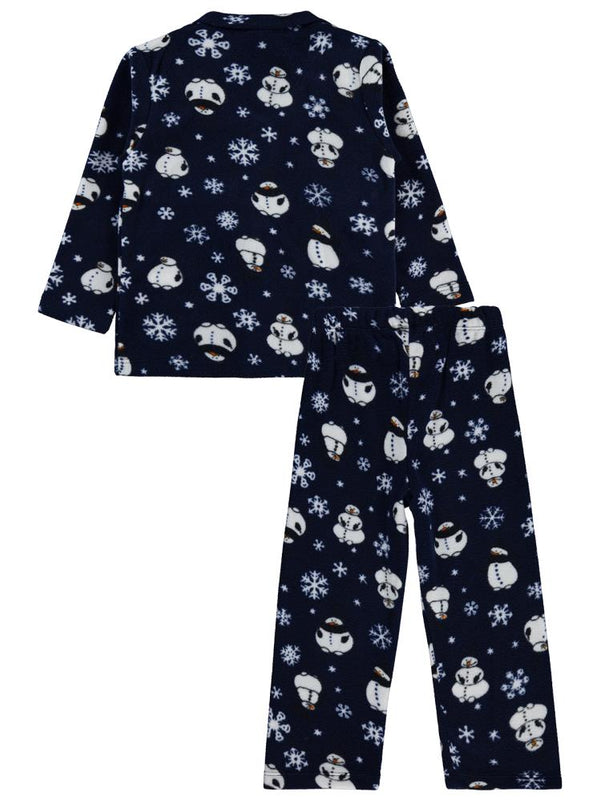 Civil Boys Kardan Adam Baskılı 2-5 Yaş Pijama Takımı - Lacivert