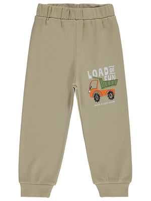 Civil Boys Load Baskılı 2-5 Yaş Eşofman Altı - Bej