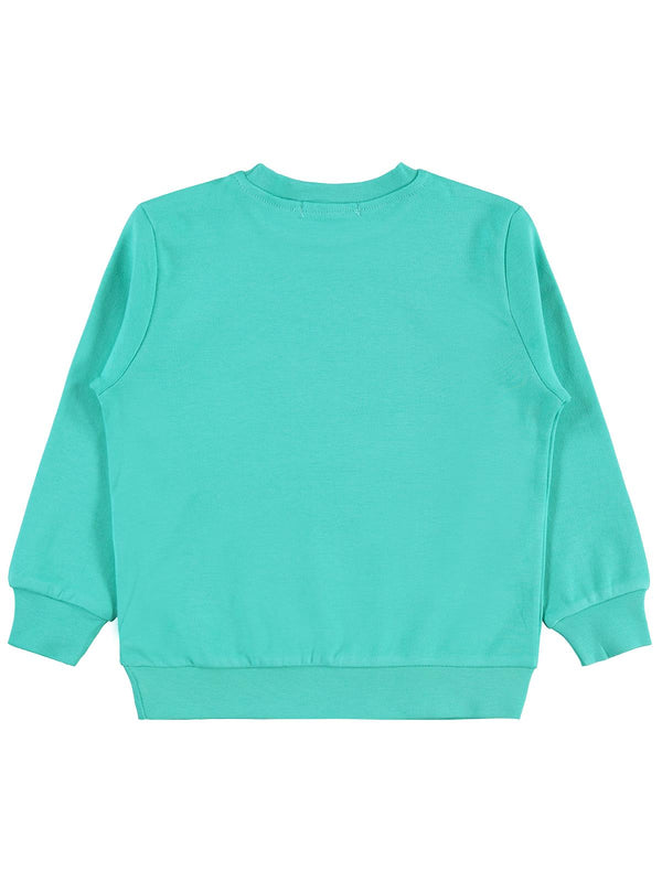 Civil Boys Baseball Baskılı 2-5 Yaş Sweatshirt Km - Yeşil