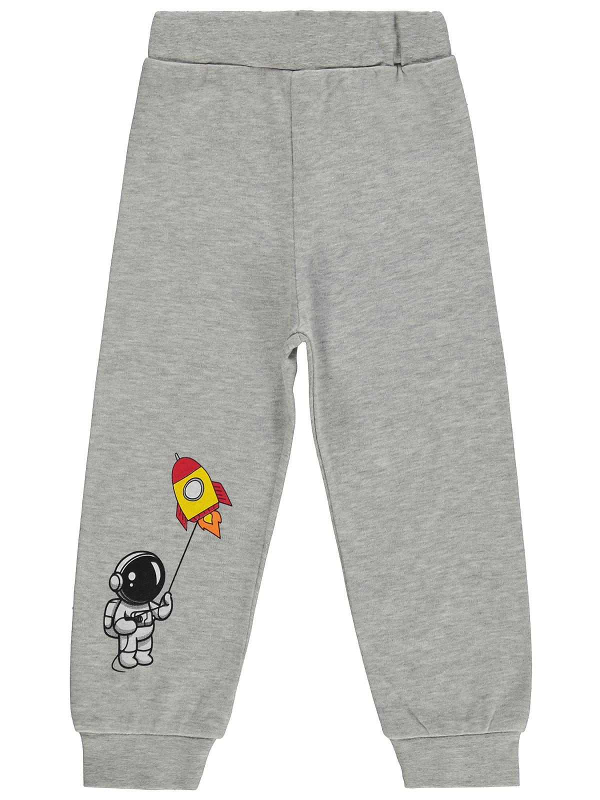 Civil Boys Astronot Baskılı 2-5 Yaş Eşofman Altı Km - Gri