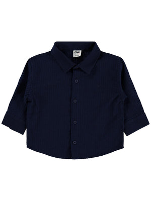 Civil Baby Yelken Nakışlı 6-18 Ay Gömlek - Lacivert