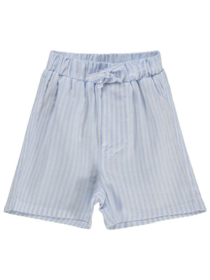 Civil Baby Çizgili 6-18 Ay Şort - Mavi