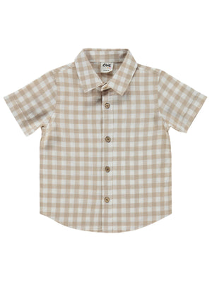 Civil Baby Kareli 6-18 Ay Gömlek - Kahverengi