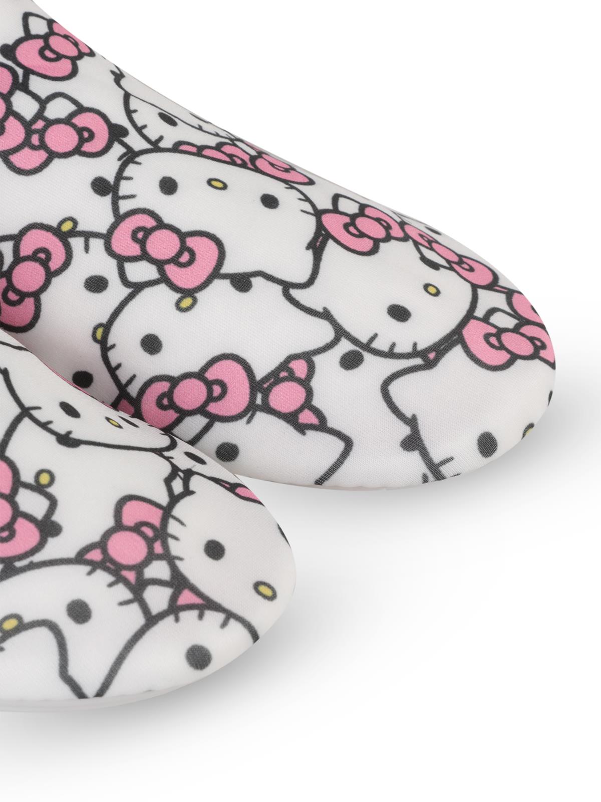 Hello Kitty Baskılı Tabanlı 32-36 Numara Deniz Ayakkabısı - Beyaz