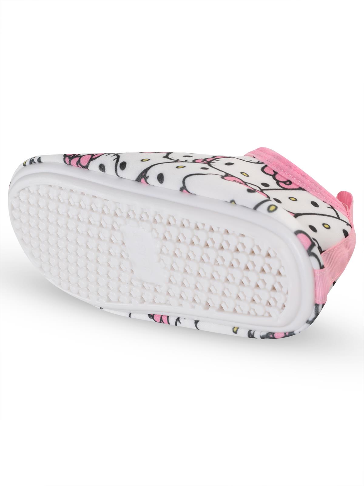 Hello Kitty Baskılı Tabanlı 32-36 Numara Deniz Ayakkabısı - Beyaz