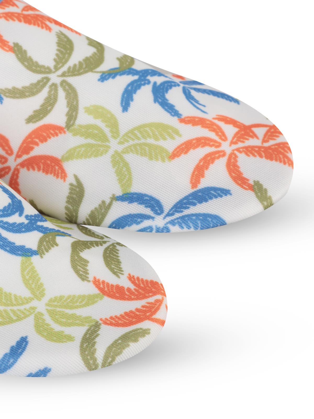 Civil Boys Palmiye Baskılı Tabansız 26-30 Numara Deniz Ayakkabısı - Beyaz