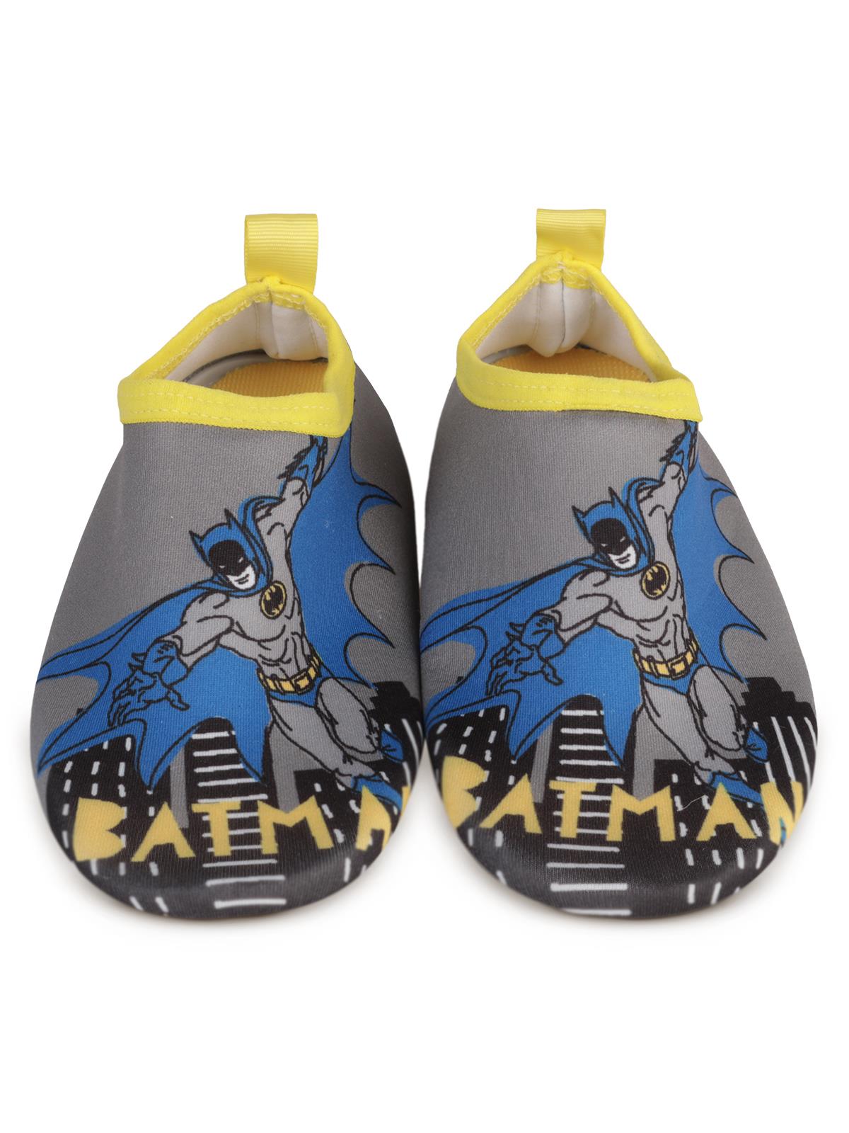 Batman Baskılı Tabanlı 26-30 Numara Deniz Ayakkabısı - Gri