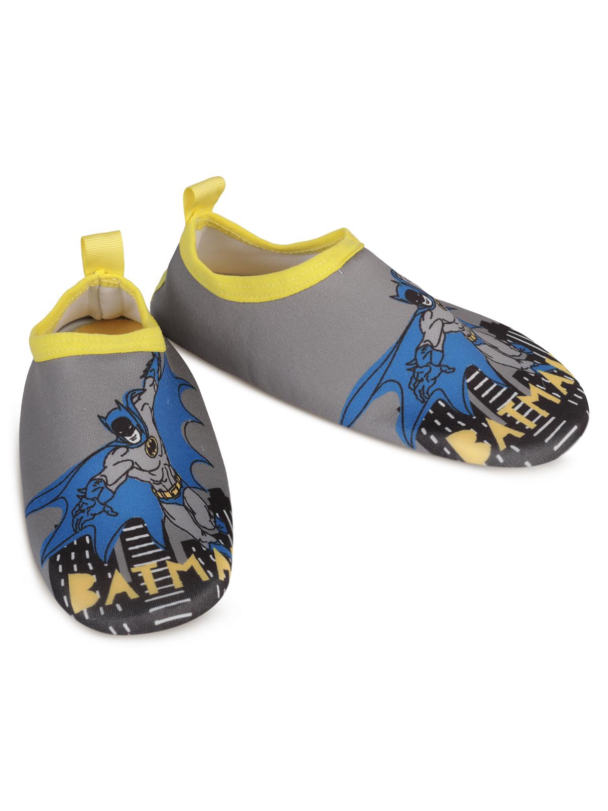 Batman Baskılı Tabanlı 26-30 Numara Deniz Ayakkabısı - Gri