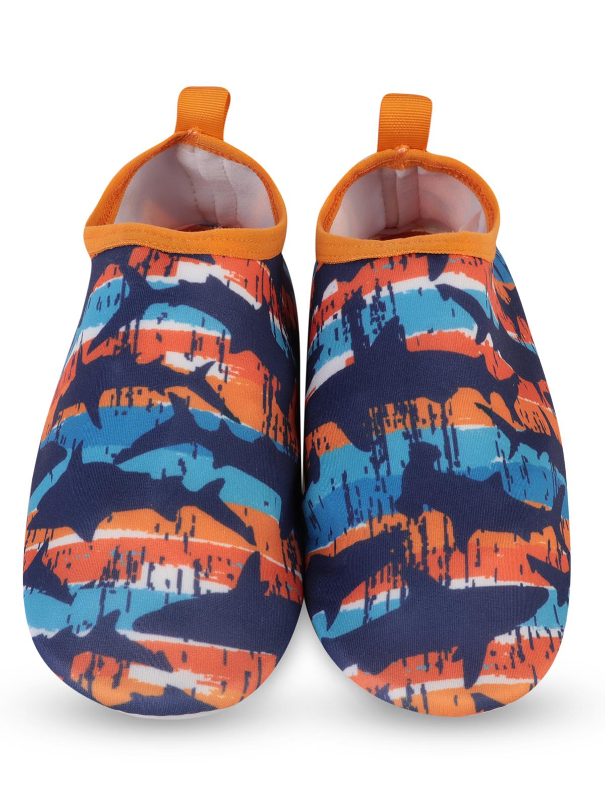 Civil Boys Köpekbalığı Baskılı Tabanlı 32-36 Numara Deniz Ayakkabısı - Lacivert